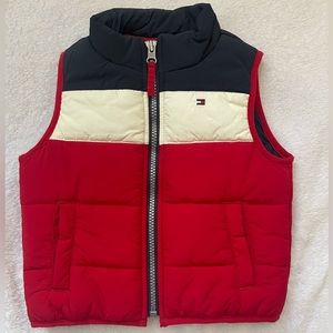 Tommy Hilfiger zip up puffer vest 12 months.
